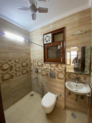 Bathroom in 3 BHK Builder Floor at Ansal Sushant Floors, Sushant Lok ii – for Sale