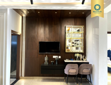 Living Room in 4 BHK Apartment at Sector 20 – for Sale