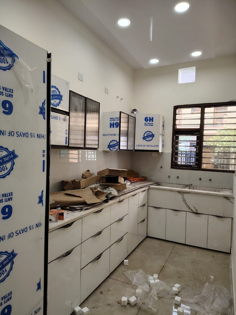 Kitchen, dhakoli 3 Bedroom 108 Sq.Ft. Builder Floor In Dhakoli Zirakpur 9091581