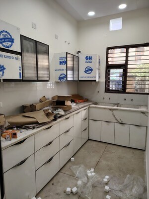 Kitchen in 3 BHK Builder Floor at Dhakoli – for Sale