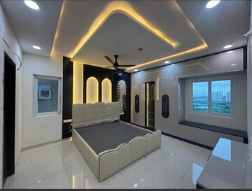 Bedroom in 3 BHK Apartment at Rajapushpa Provincia, Narsingi – for Rent
