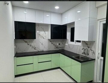 Kitchen in 3 BHK Apartment at Rajapushpa Provincia, Narsingi – for Rent