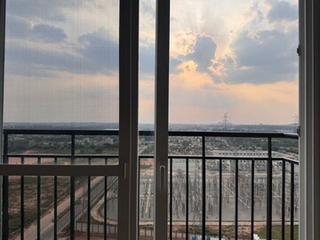 Balcony in 3 BHK Apartment at Brigade El Dorado, Bagaluru – for Rent