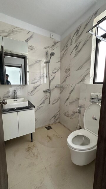 Bathroom in 2 BHK Apartment at Raymond Ten X Vibes, J K Gram – for Rent