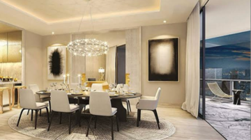 Team Area in 3 BHK Apartment at Omkar 1973, Century Bazar – for Rent