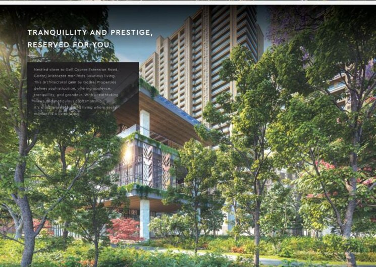 Exterior View, godrej-aristocrat 3 Bedroom 1853 Sq.Ft. Apartment In Sector 49 Gurgaon 9091789