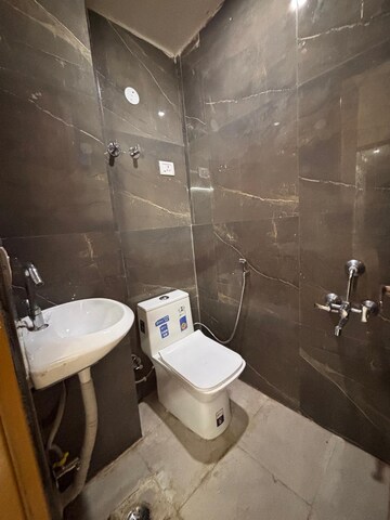 Bathroom in 1 BHK Builder Floor at Chattarpur – for Rent