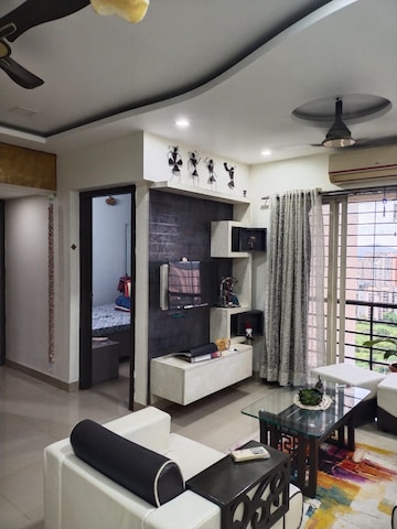 Living Room in 1 BHK Apartment at Pushpanjali Heights, Owale – for Rent