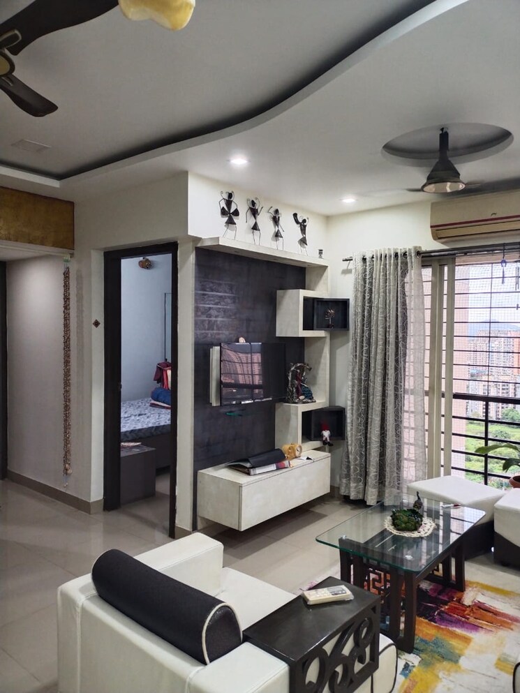 Living Room, pushpanjali-heights 1 Bedroom 450 Sq.Ft. Apartment In Owale Thane 9091828