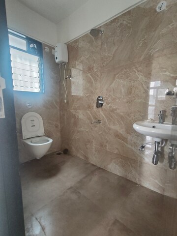 Bathroom in 2 BHK Apartment at Dinaco Darshan CHS, Dahisar West – for Rent