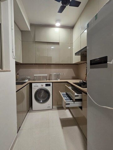 Kitchen in 1 BHK Apartment at One Hiranandani Park, Ghodbunder Road – for Sale