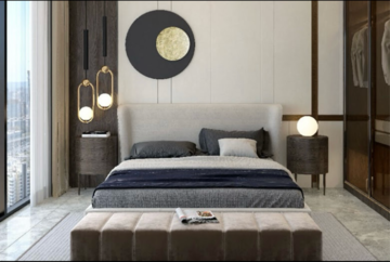 Bedroom in 4 BHK Apartment at Ajmera Prive, Juhu – for Sale