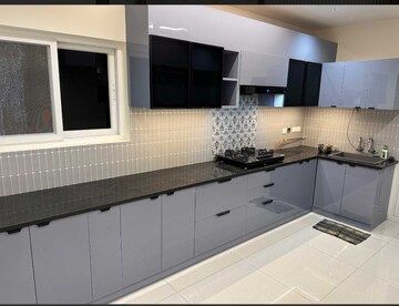 Kitchen in 3 BHK Apartment at Rajapushpa Provincia, Narsingi – for Rent