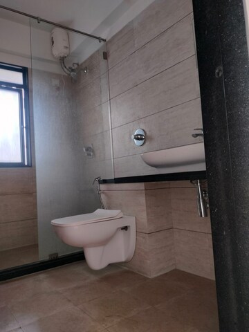Bathroom in 3 BHK Apartment at Krishna Lotus Court, Kharadi – for Rent