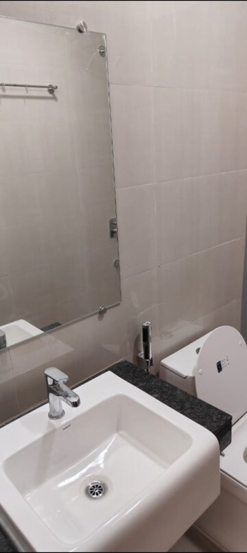 Bathroom in 1 BHK Apartment at Indiabulls One Indiabulls, Pokhran Road No Two – for Rent