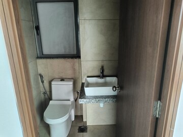 Bathroom in 1 BHK Apartment at Kalpataru Immensa, Kolshet Road – for Rent