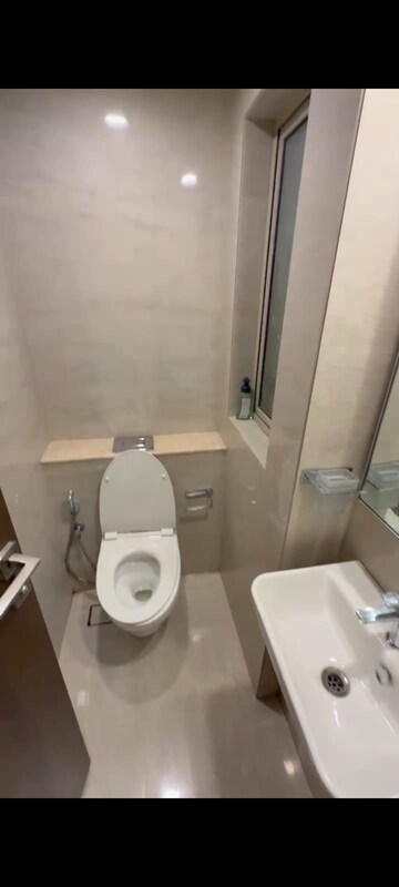 Bathroom in 1 BHK Apartment at Hiranandani Regent Hill, Powai – for Rent