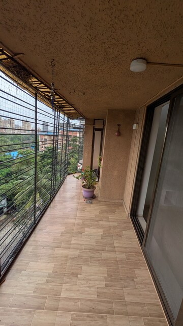 Balcony in 2 BHK Apartment at Kalpataru Hills, Manpada – for Rent