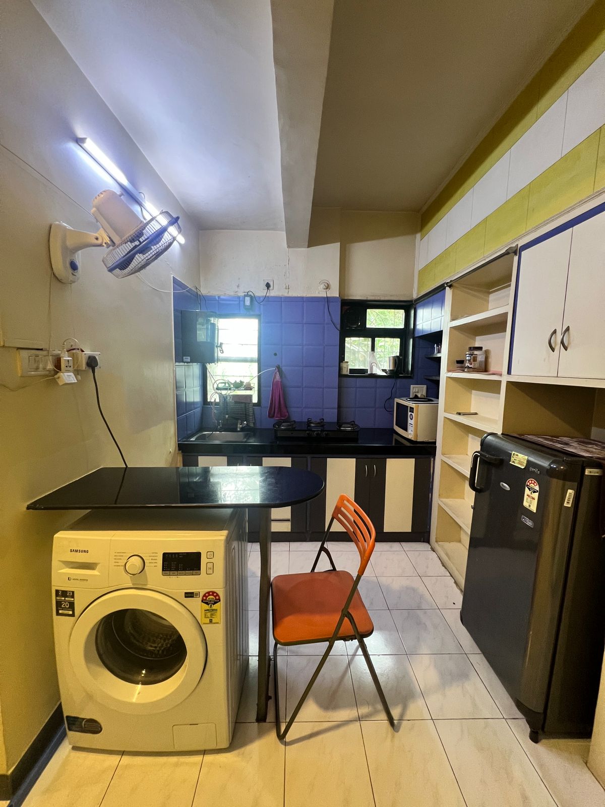 1 BHK + Pooja Room Apartment For Rent in New Akshay Society