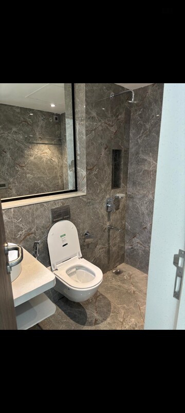 Bathroom in 2 BHK Apartment at Nahar Amaryllis Towers and Plaza, Chandivali – for Rent