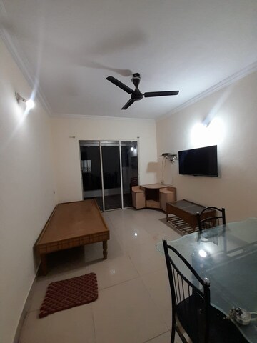 Living Room in 1 BHK Apartment at Rakshak Nagar Gold, Kharadi – for Rent