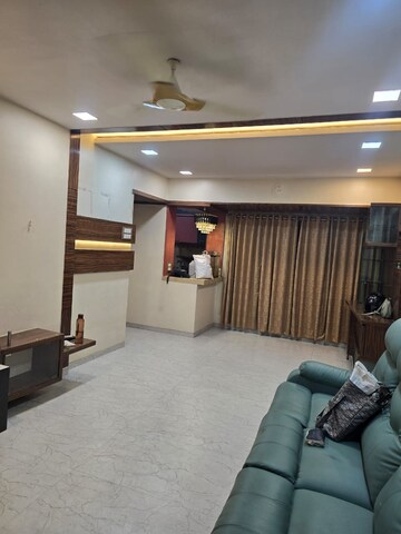 Living Room in 2 BHK Apartment at Cosmos Horizon, Thane West – for Rent