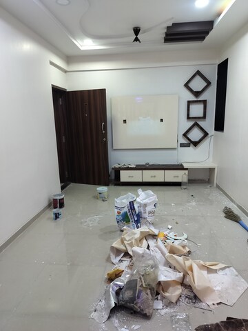 Living Room in 2 BHK Apartment at Mahavir CHS Nerul, Nerul – for Rent