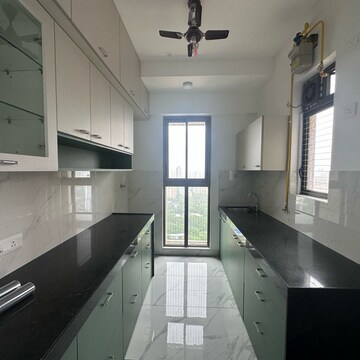 Kitchen in 2 BHK Apartment at Raymond Realty Phase II, Swastik Garden – for Rent