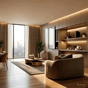 Living Room in 5 BHK Penthouse at Azeagaia Botanica, Vrindavan Yojna – for Sale