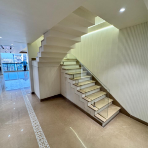 Staircase in 5 BHK Penthouse at Azeagaia Botanica, Vrindavan Yojna – for Sale