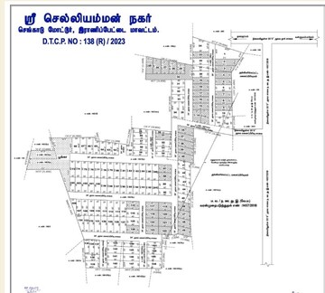  Plot – Map Location View at Walajapet - for Sale