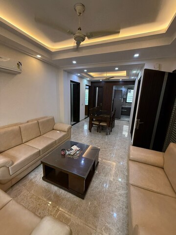 Living Room in 2.5 BHK Builder Floor at RWA Residential Society Sector 46, Sector 46 – for Rent