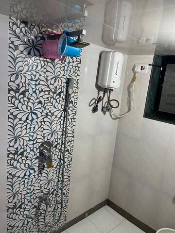 Bathroom in 1 BHK Apartment at Vishal Tower Uthalsar, Uthalsar – for Rent