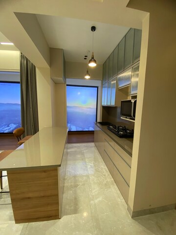 Building Lobby in 3 BHK Apartment at Kamdhenu Pinnacle, Nerul Sector 13 – for Sale