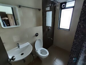 Bathroom in 4 BHK Apartment at Suvidha Emerald, Dadar West – for Sale