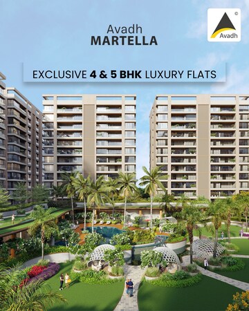 3 BHK Apartment For Sale in Adajan