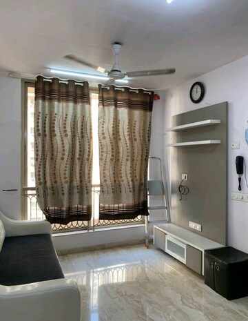 Living Room in 1 BHK Apartment at Hiranandani The Walk Ventana A & B, Ghodbunder Road – for Rent