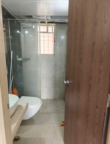 Bathroom in 2 BHK Apartment at Dosti West County, Balkum Pada – for Rent