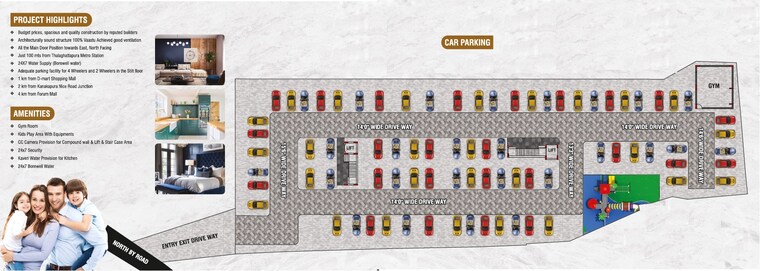 Master Plan, talaghattapura 3 Bedroom 1310 Sq.Ft. Apartment In Talaghattapura Bangalore 9092547