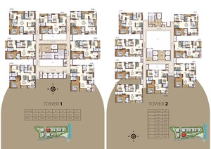 Master Plan in 3.5 BHK Apartment at Puppalaguda – for Sale