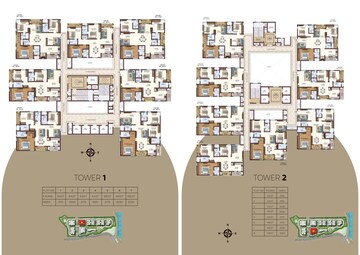 Master Plan in 3.5 BHK Apartment at Puppalaguda – for Sale