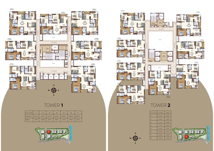 Master Plan, puppalaguda 3.5 Bedroom 2100 Sq.Ft. Apartment In Puppalaguda Hyderabad 9092664