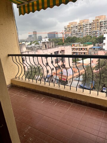 Balcony in 2 BHK Apartment at Deokar Residency, Wadgaon Sheri – for Rent