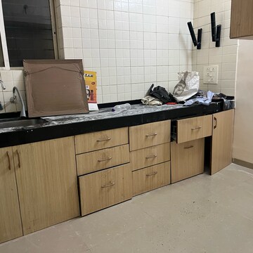 Kitchen in 2 BHK Apartment at Kolte Patil Dew Drops, Shantinagar – for Rent
