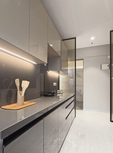 Kitchen in 1 BHK Apartment at Bachraj Legend, Virar West – for Sale