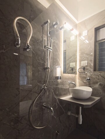 Bathroom in 1 BHK Apartment at Bachraj Legend, Virar West – for Sale