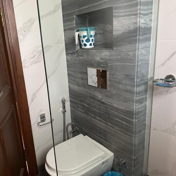 Bathroom in 3 BHK Builder Floor at Shivalik Colony – for Rent