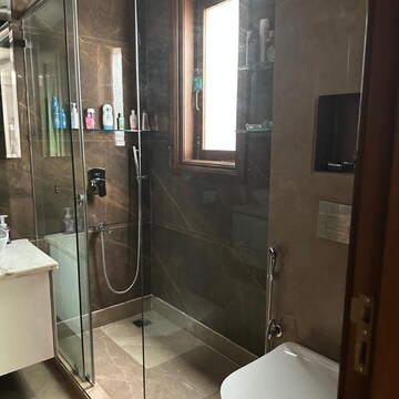 Bathroom in 3 BHK Builder Floor at Shivalik Colony – for Rent