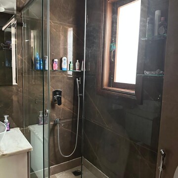 Bathroom in 3 BHK Builder Floor at Shivalik Colony – for Rent
