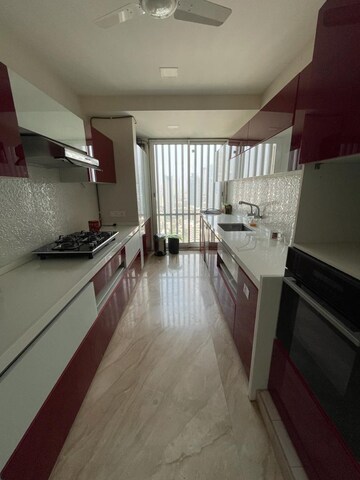 Kitchen in 4 BHK Apartment at Bayview Terraces, Prabhadevi – for Rent